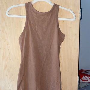 Tan/Brown Bodycon dress (Medium)